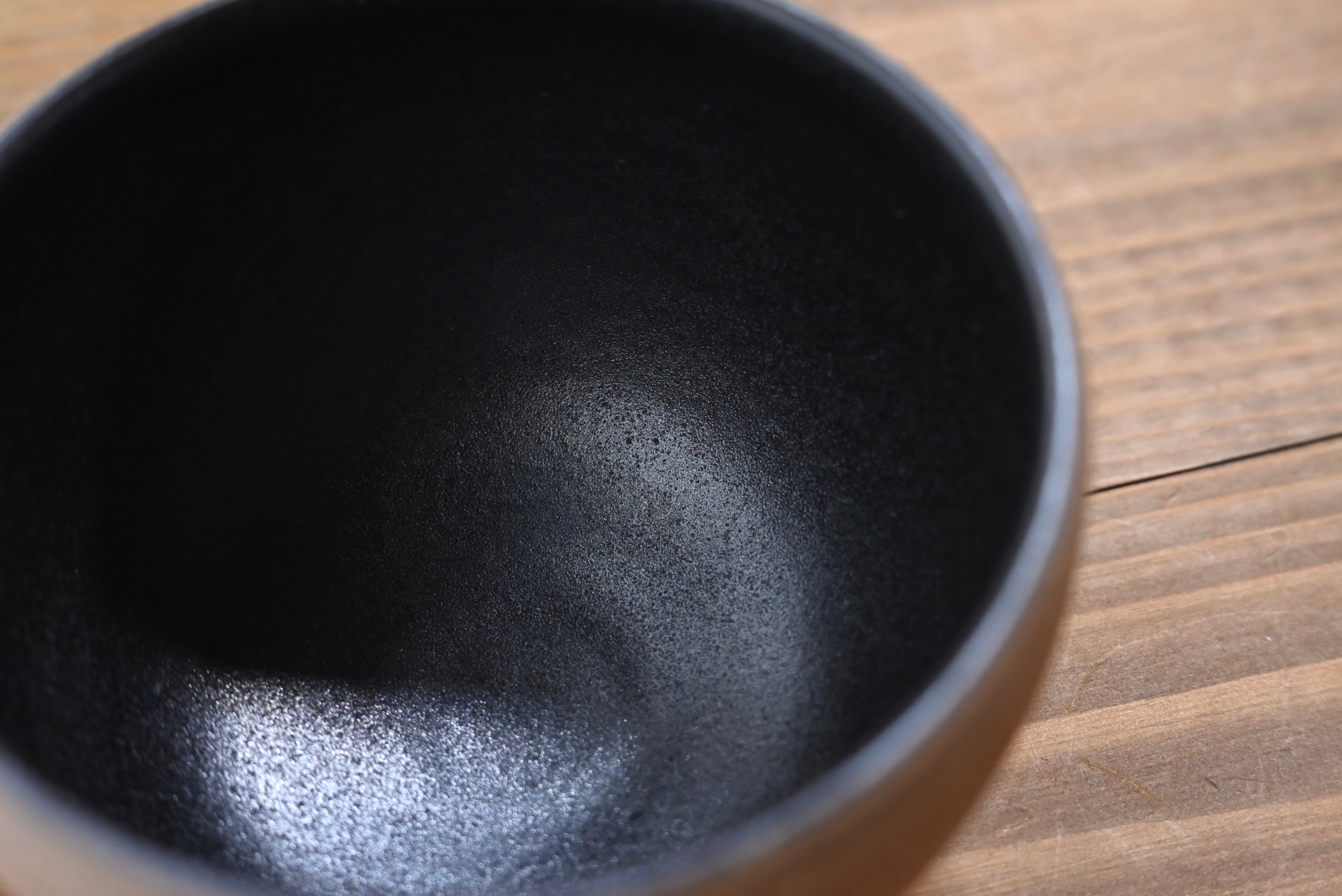 大谷焼 カフェオレボウル(黒)