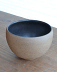 大谷焼 カフェオレボウル(黒)