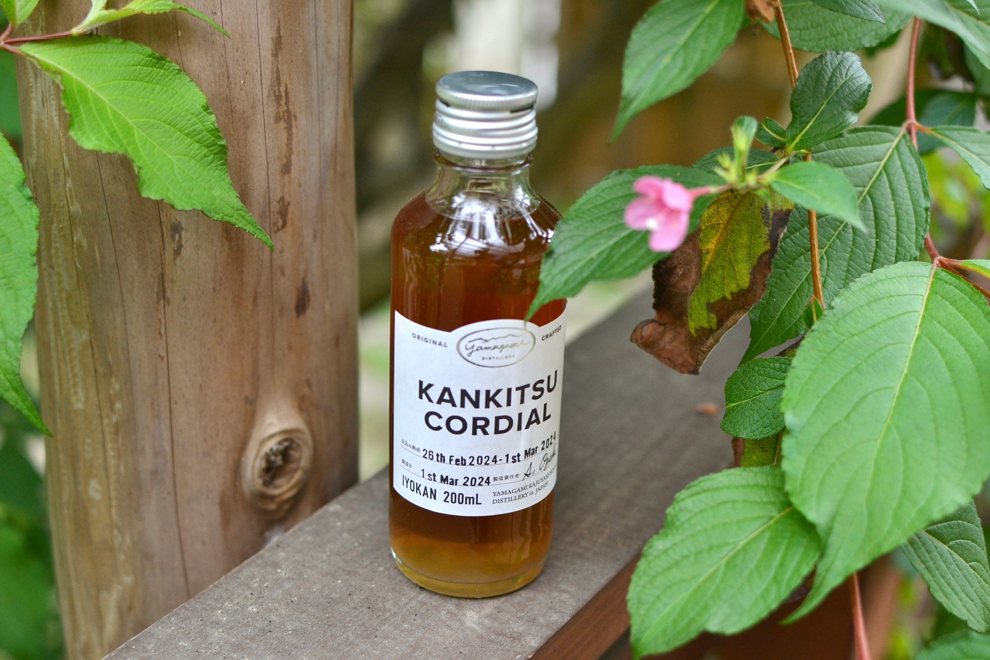 柑橘コーディアル 伊予柑 200ml 山神果樹薬草園
