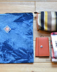 Travel pouch -むら藍染-