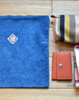 Travel pouch -藍染-