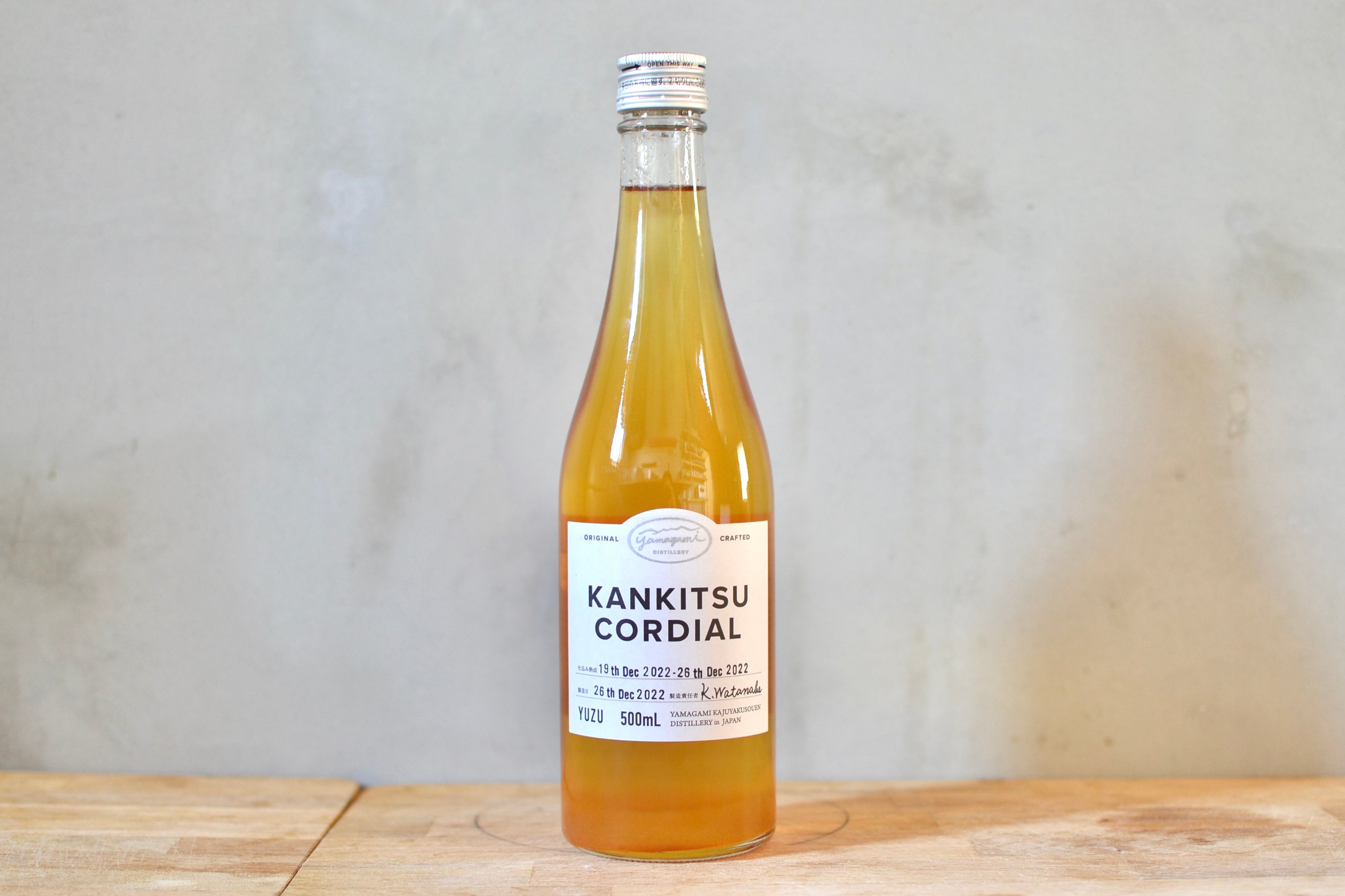 Citrus cordial 500ml Yamagami Kaju Yakusoen