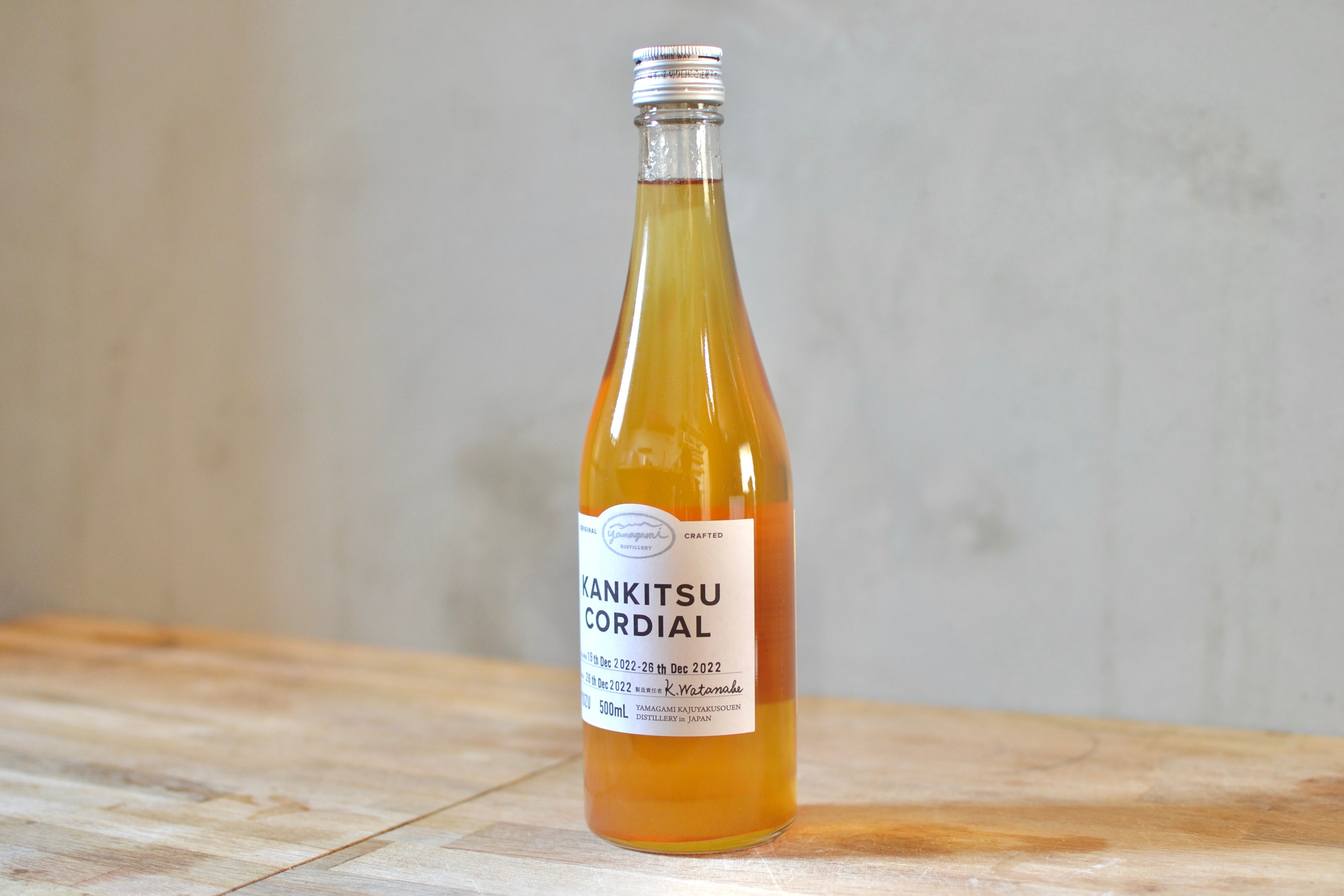 Citrus cordial 500ml Yamagami Kaju Yakusoen