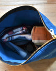 Travel pouch -藍染-