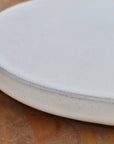 Otani ware white flat plate