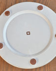 Otani ware white flat plate