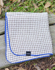 Hand towel brown x blue